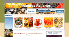 Desktop Screenshot of pimientosrellenos.com